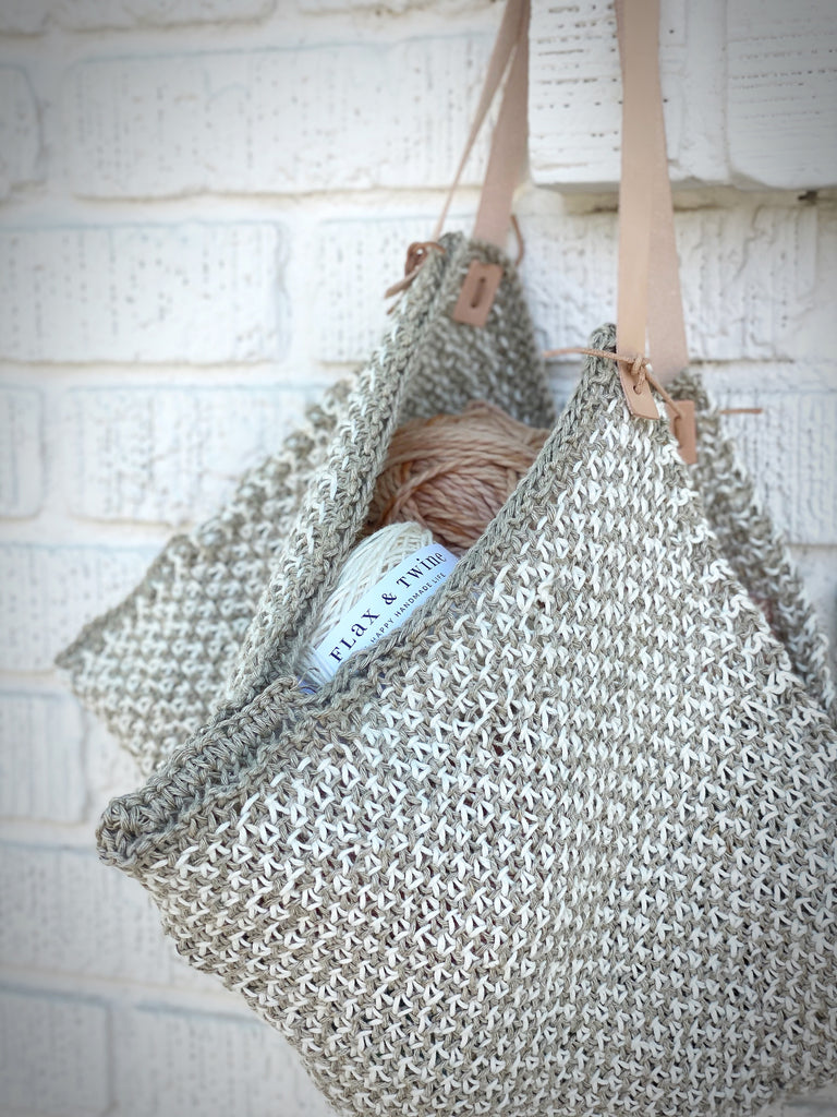 Café Carry-all Bag Knit Pattern – YarnYAY!